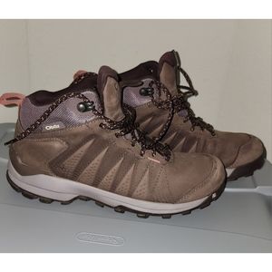 Oboz Sypes womens hiking boots B Dry leather mid 8.5 LOWA